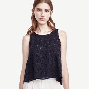 Ann Taylor Begonia Lace Tank